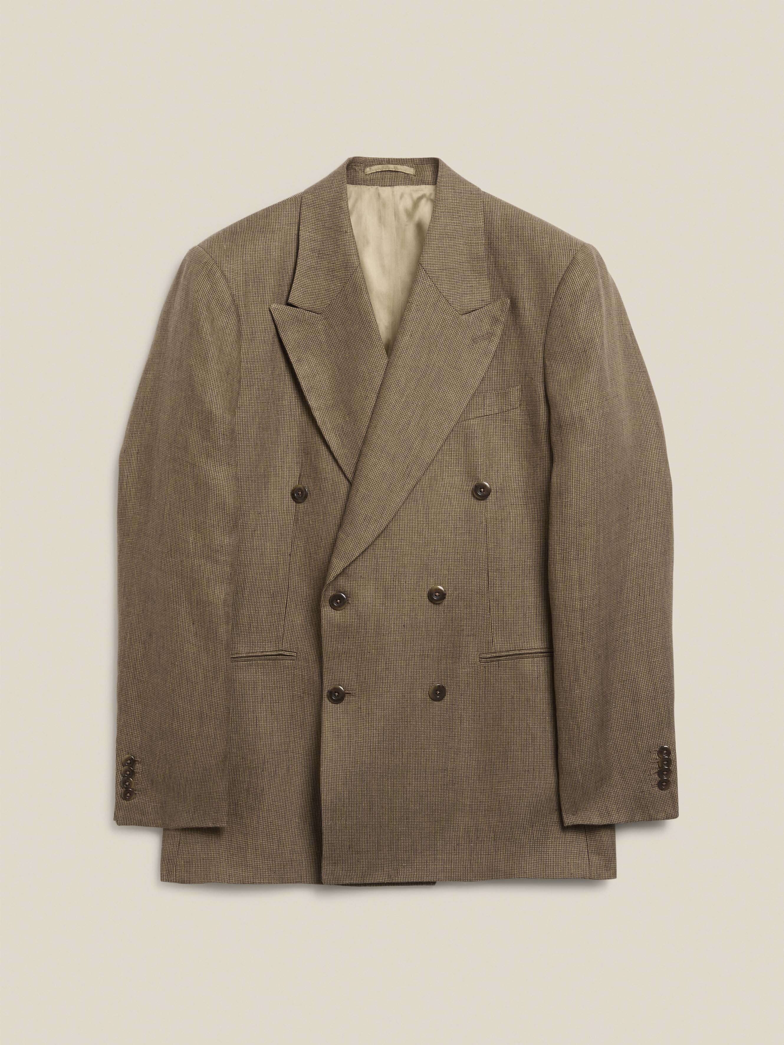 Amtar | DB Houndstooth Linen Suit Jacket