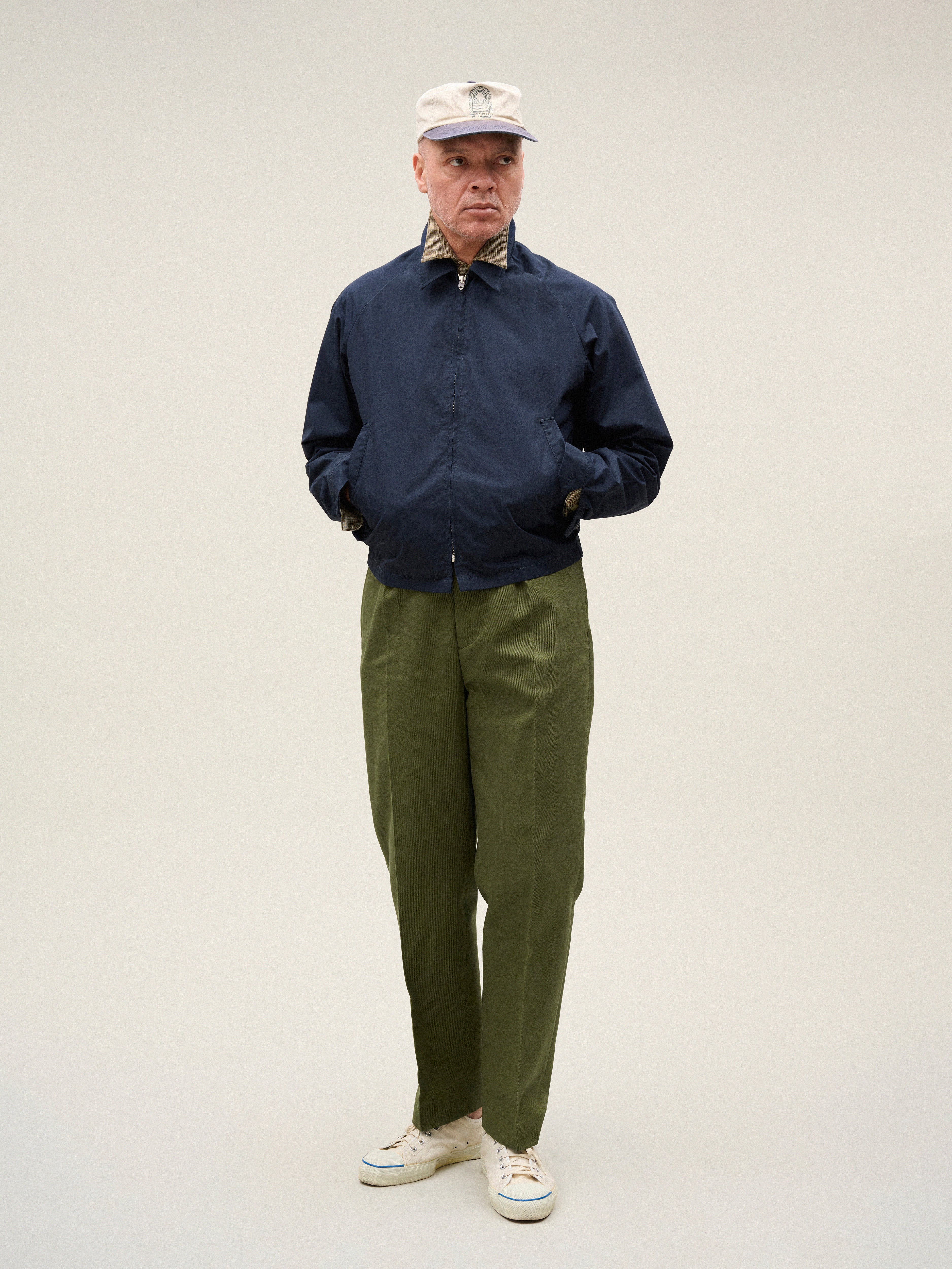 Mogador | Dark Olive Cotton Trousers