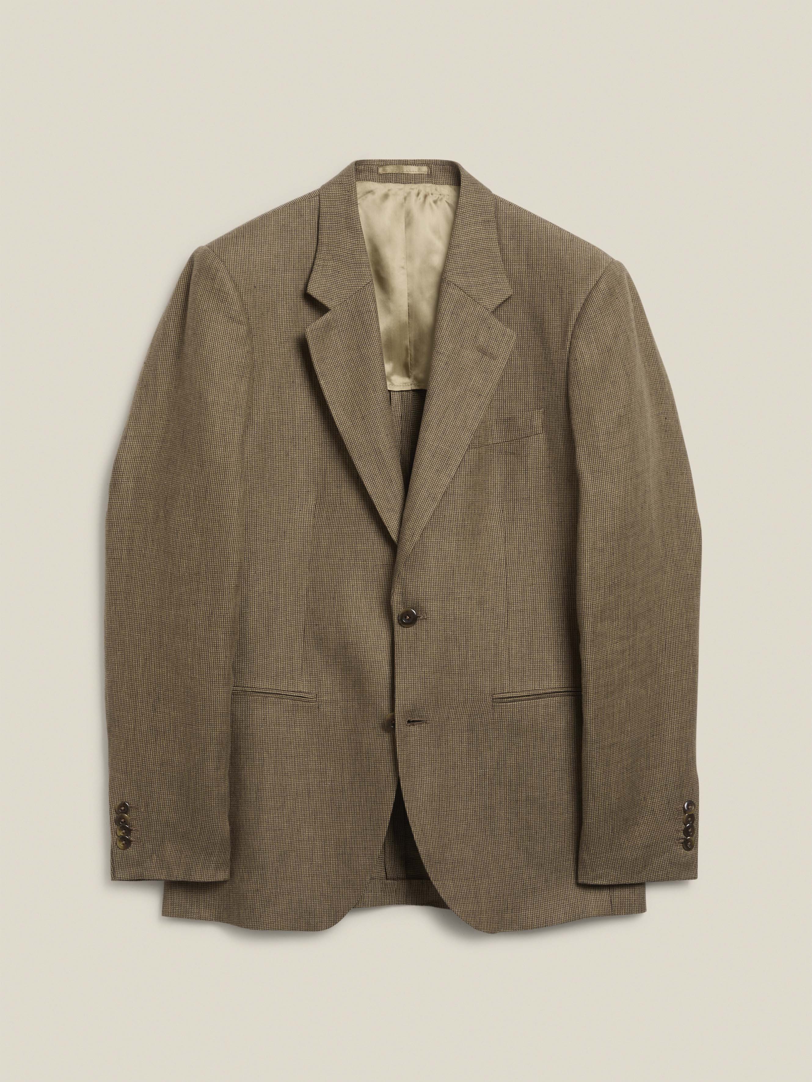 Settat | SB Houndstooth Linen Suit Jacket