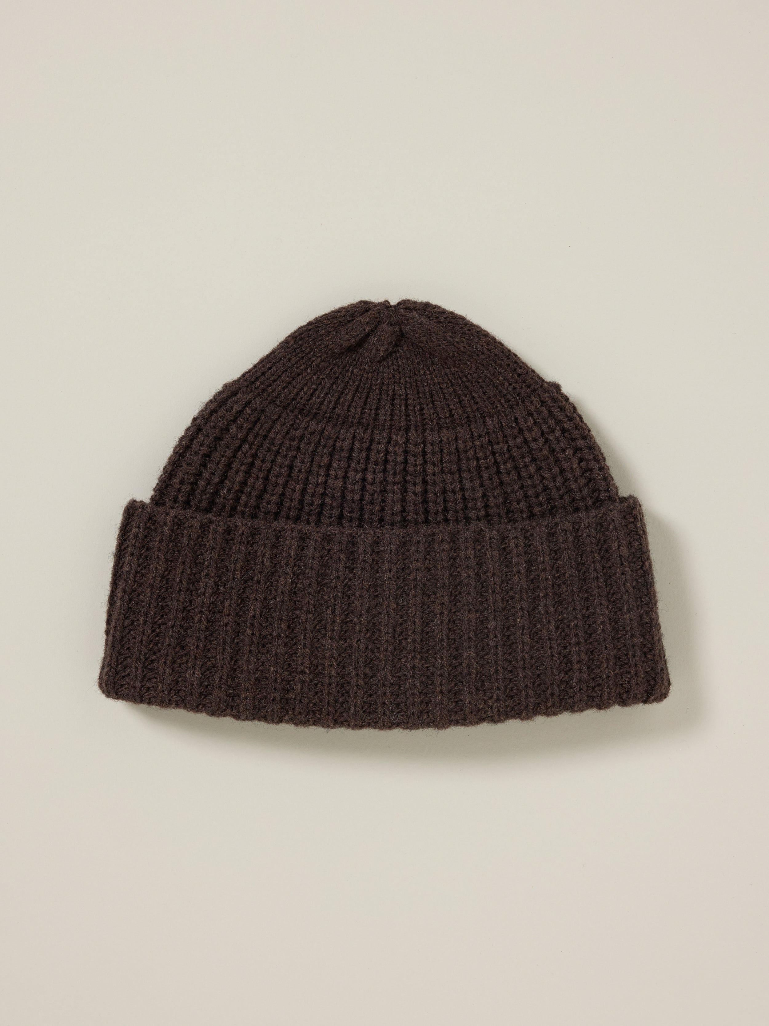 Watch Cap | Brown Wool Beanie