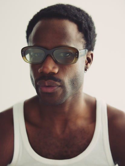 Azilal | Olive Gradient - Light Green Lens