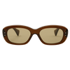 brown - olive lens